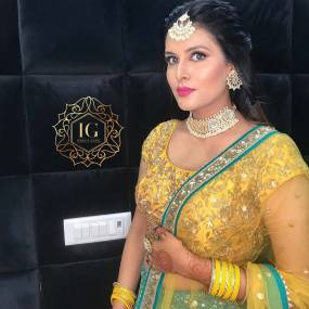 Haldi & Mehndi Makeup